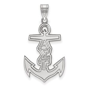 Sterling Silver Alpha Sigma Tau Medium Pendant